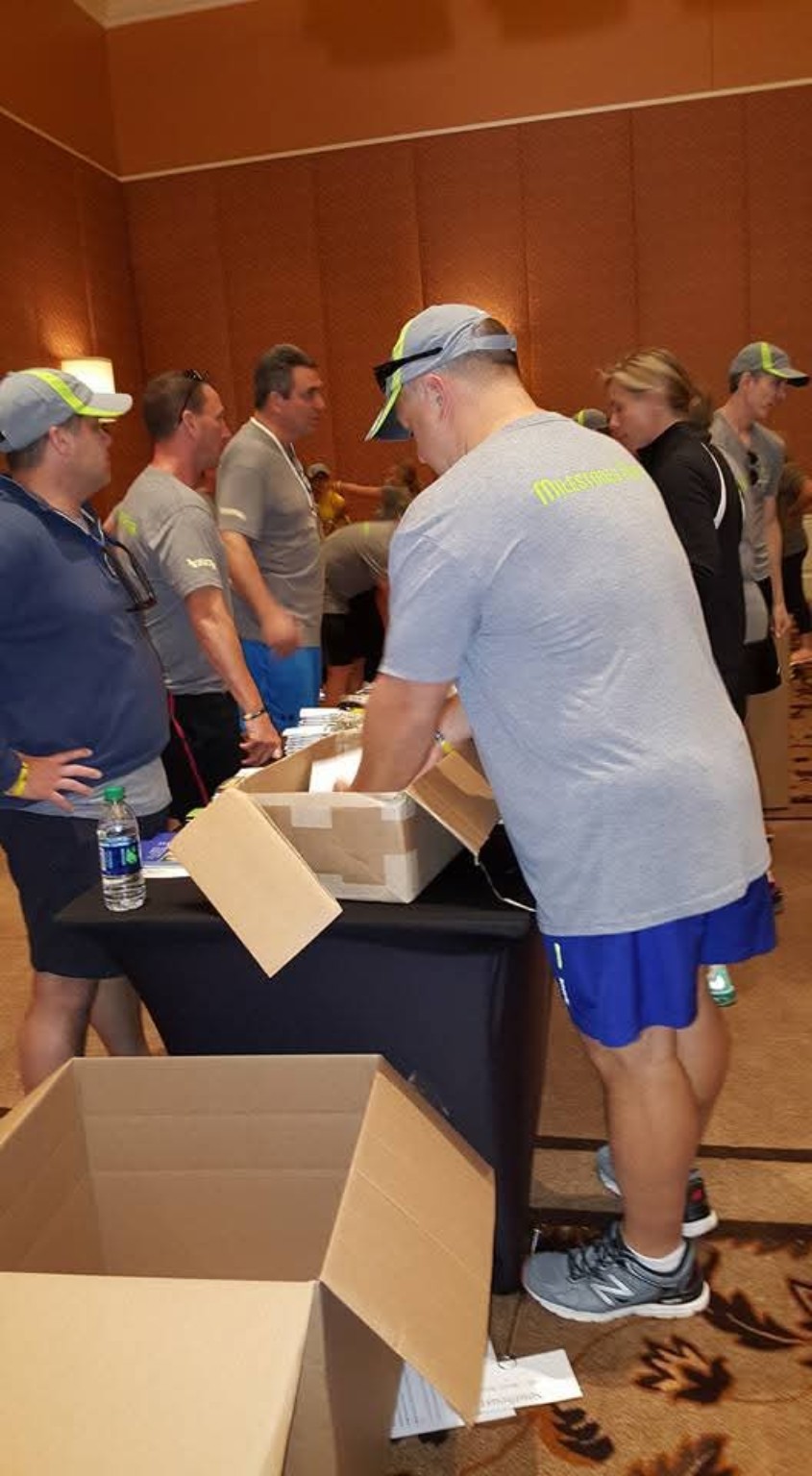 Survivor Bag packing event