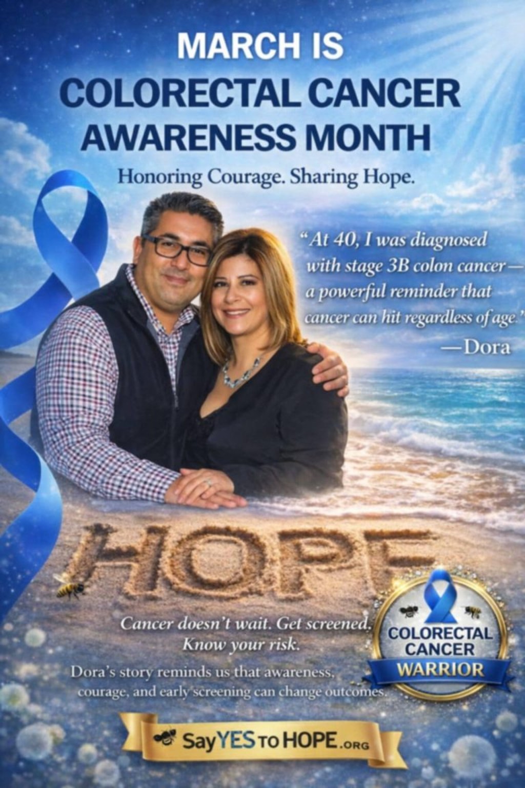 Dora — Colorectal Cancer Warrior poster