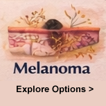 Melanoma cancer watercolor illustration