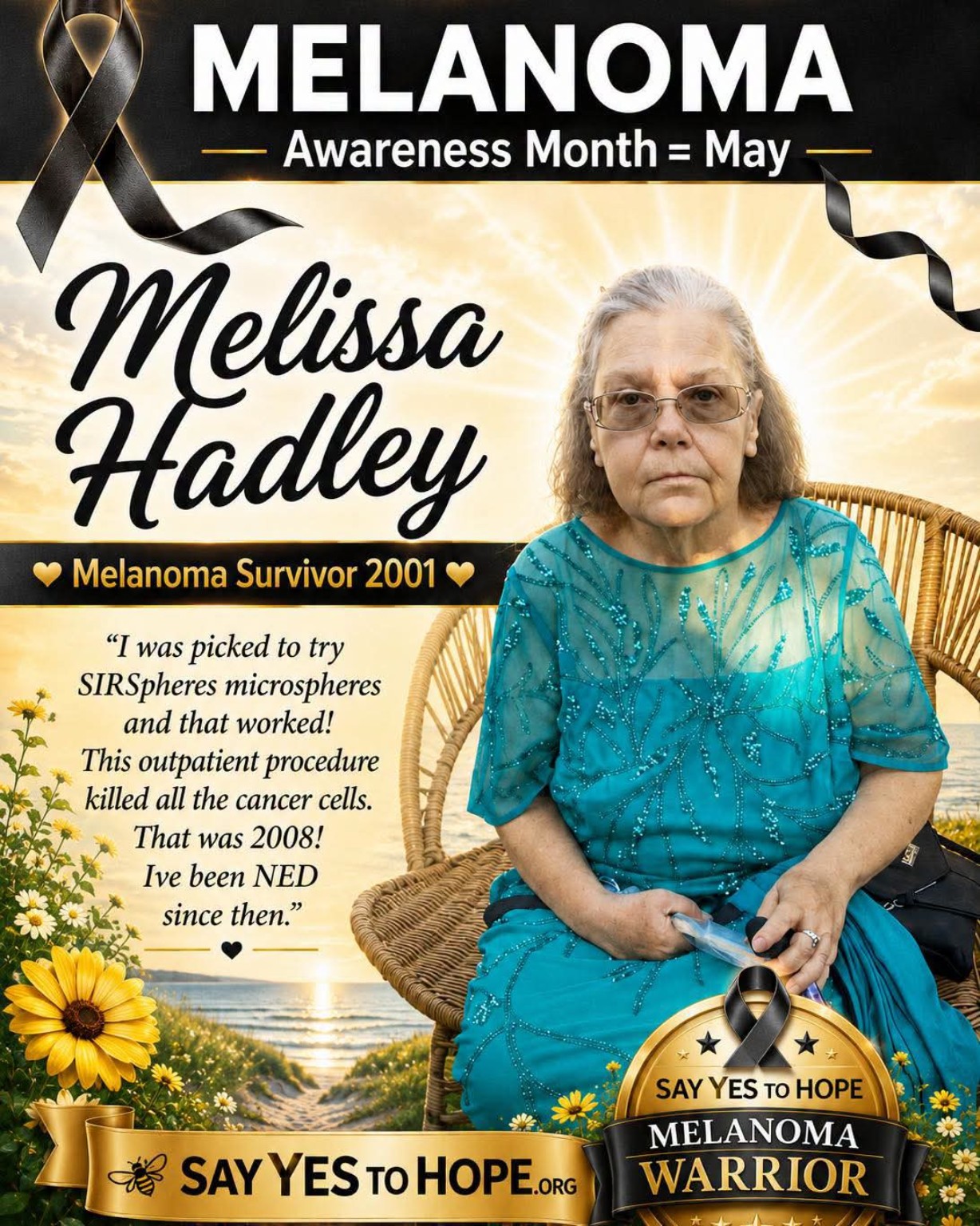 Melissa Hadley — Melanoma Warrior poster